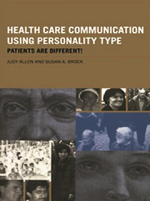 cover image of Health Care Communication Using Personality Type